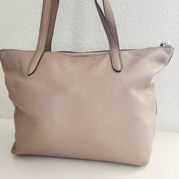 New Coach Taylor Tan Leather Shoulder Bag Purse - Picture 3 of 13